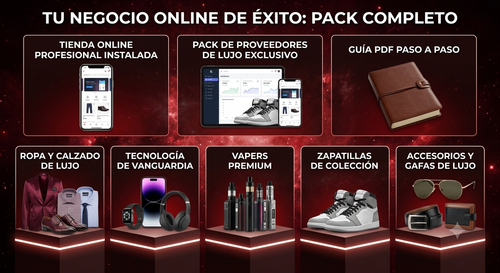 Tienda online + proveedores + guía !